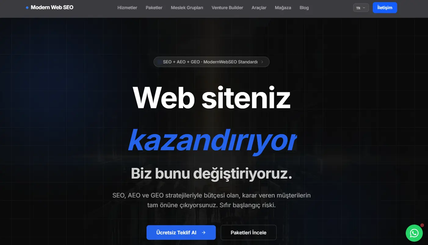 modernwebseo.com screenshot