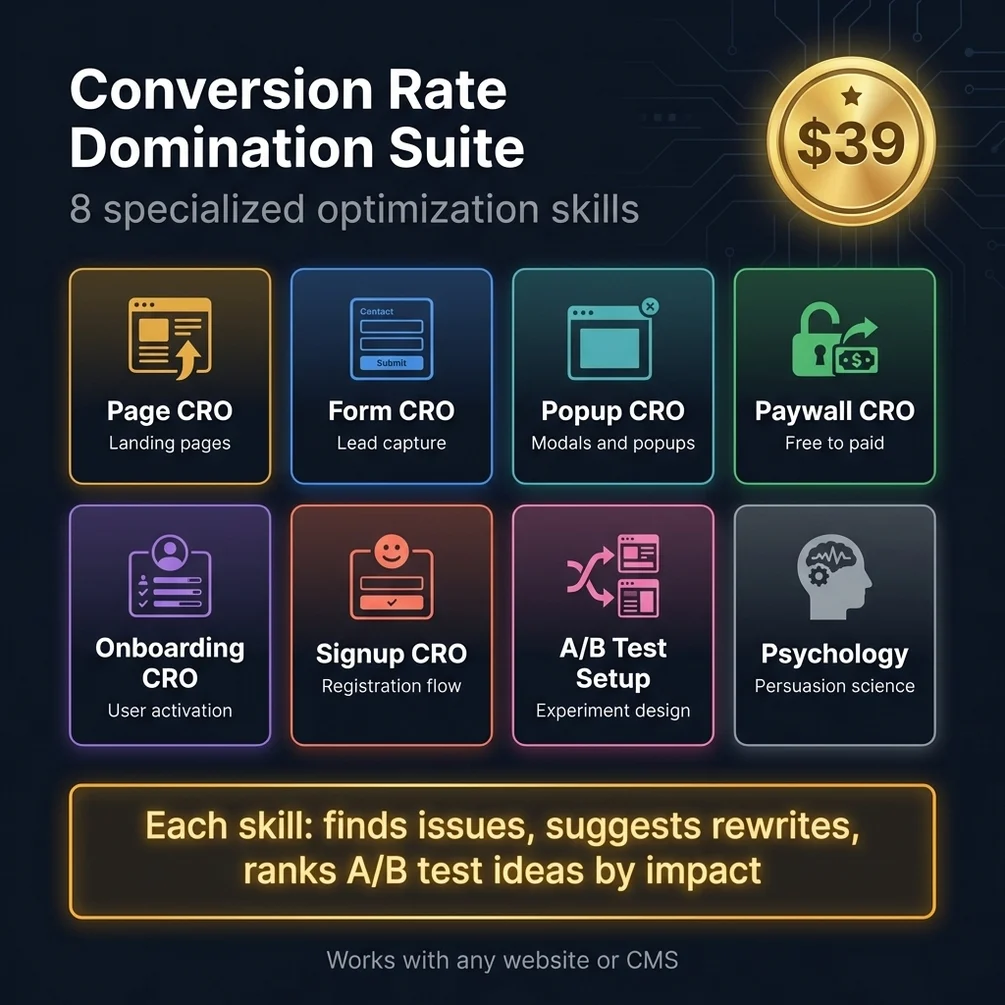 Landing page and conversion optimization