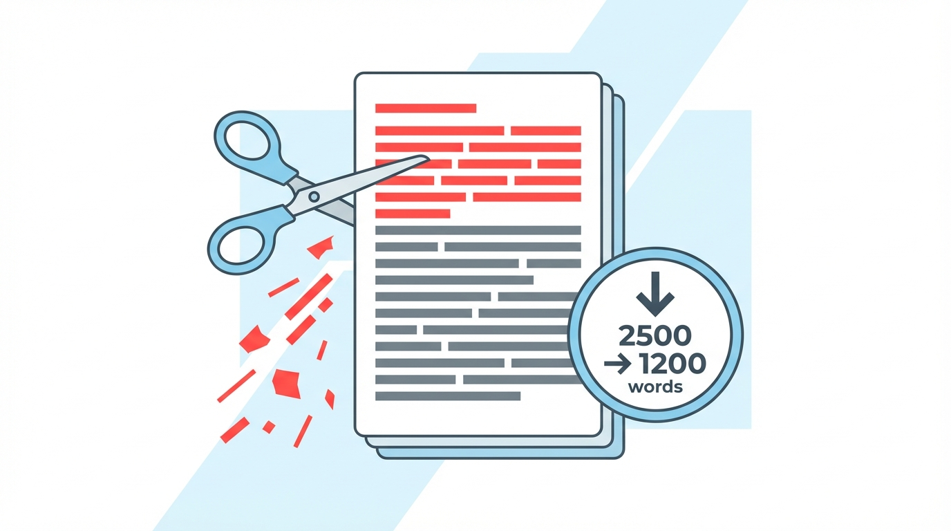 How to Cut Your Word Count: 12 Proven Techniques